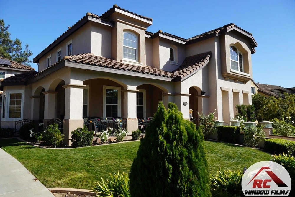 Veloce window film installation on a home in carlsbad ca.