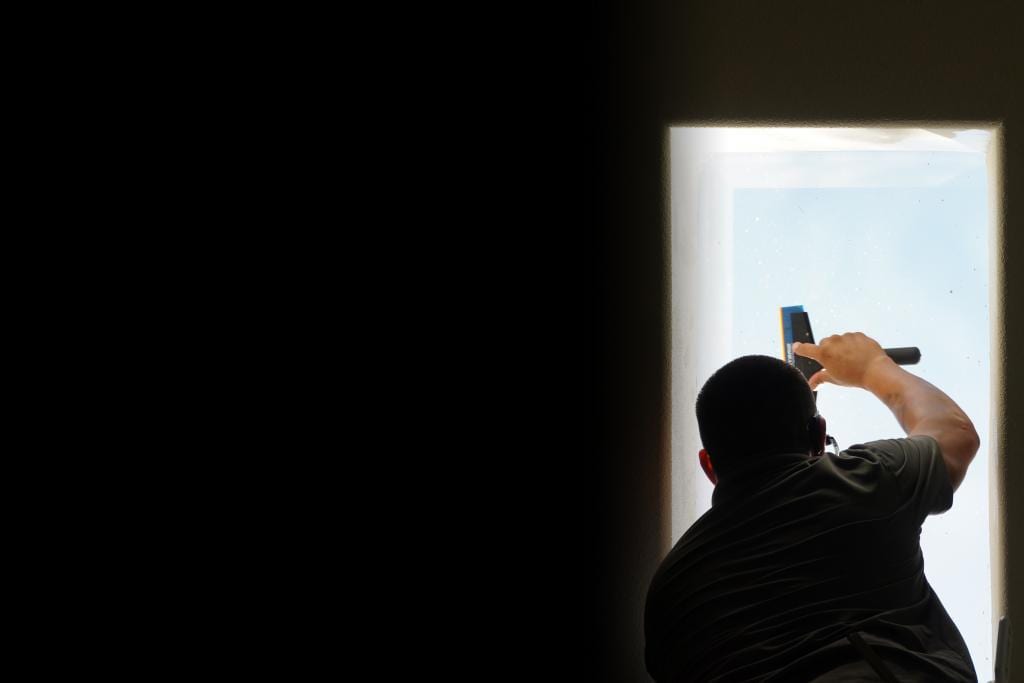 Skylight window tinting